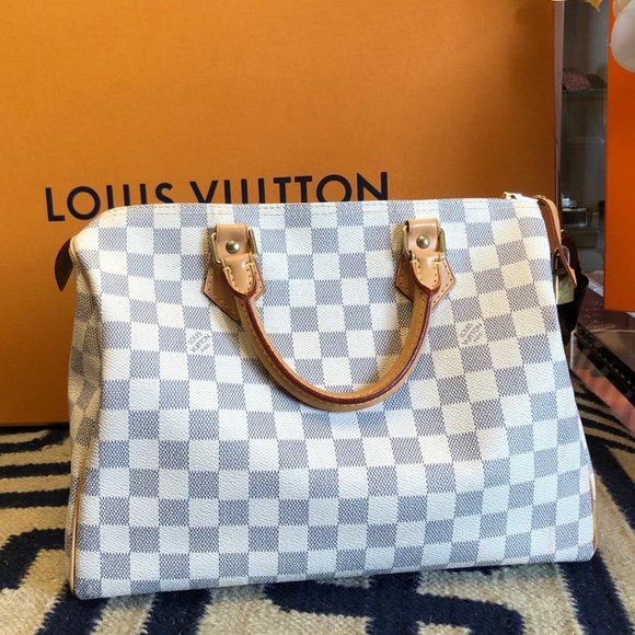 Louis Vuitton Damier Azur 30 Speedy - Picture 7 of 12